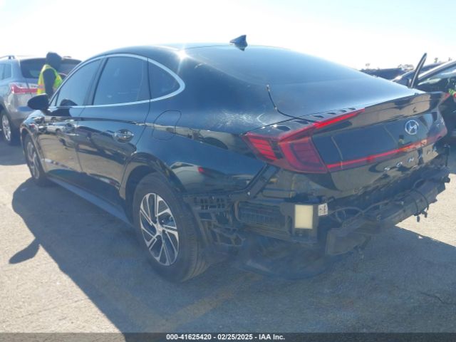 KMHL24JJ4PA055136 Hyundai Sonata Hybrid Blue