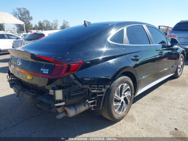 KMHL24JJ4PA055136 Hyundai Sonata Hybrid Blue