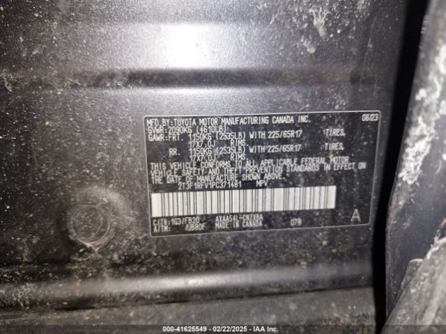 2T3F1RFV1PC371481 Toyota RAV4 LE