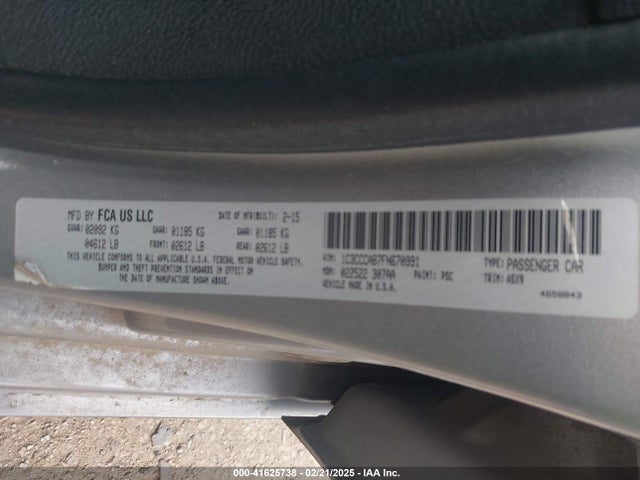 1C3CCCAB7FN670991 Chrysler 200 Limited