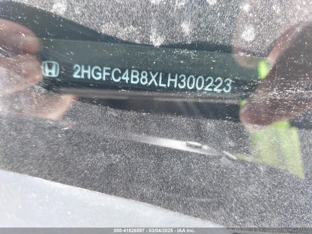 2HGFC4B8XLH300223 Honda Civic Sport
