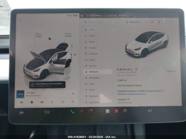 7SAYGAEE7PF766735 Tesla Model Y Awd/long Range Dual Motor All-wheel Drive