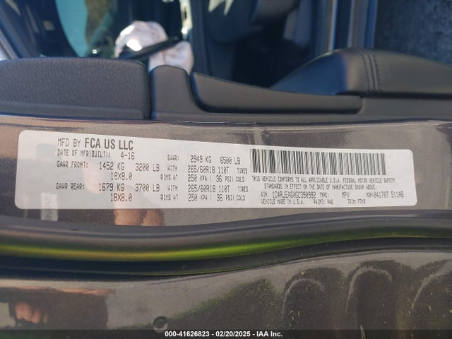 1C4RJEAG0GC390992 Jeep Grand Cherokee Laredo