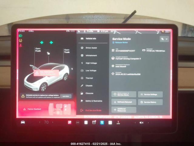 5YJYGDEE0MF142317 Tesla Model Y Long Range Dual Motor All-wheel Drive