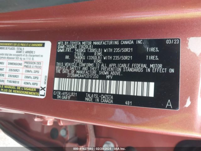 2023 LEXUS RX 350 2T2BAMCA4PC017350 Photo 8