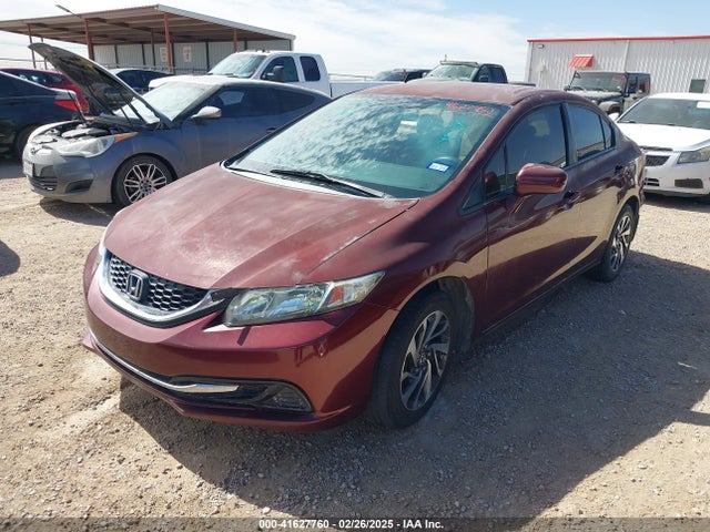 Honda Civic Lx 2015 2HGFB2F57FH525937 Image 2