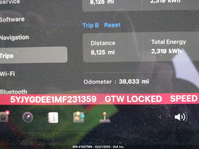 5YJYGDEE1MF231359 Tesla Model Y Long Range Dual Motor All-wheel Drive