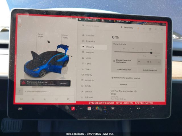 5YJ3E1EB2PF602781 Tesla Model 3 Long Range Dual Motor All-wheel Drive