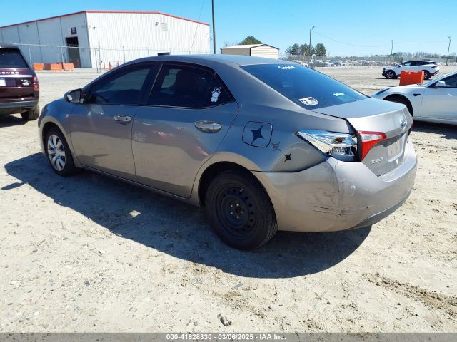 2T1BURHE5FC409823 Toyota COROLLA LE