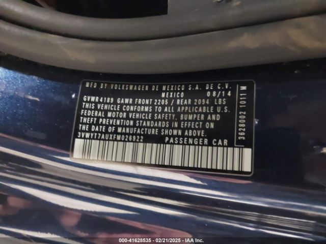 3VWYT7AUXFM026922 Volkswagen GOLF GTI S