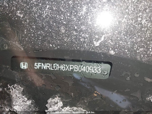 5FNRL6H6XPB040933 Honda Odyssey Ex-l