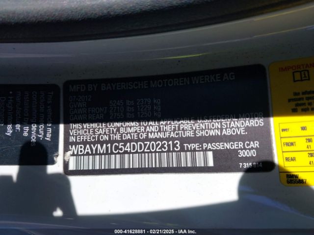 2013 BMW 650I WBAYM1C54DDZ02313 Photo 8