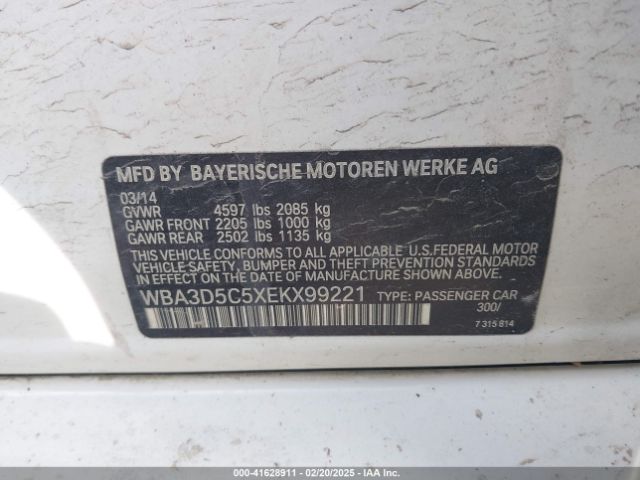 WBA3D5C5XEKX99221 BMW 328d Xdrive