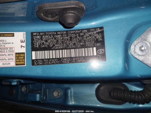 JTDKARFP1J3096185 Toyota Prius Prime Plus