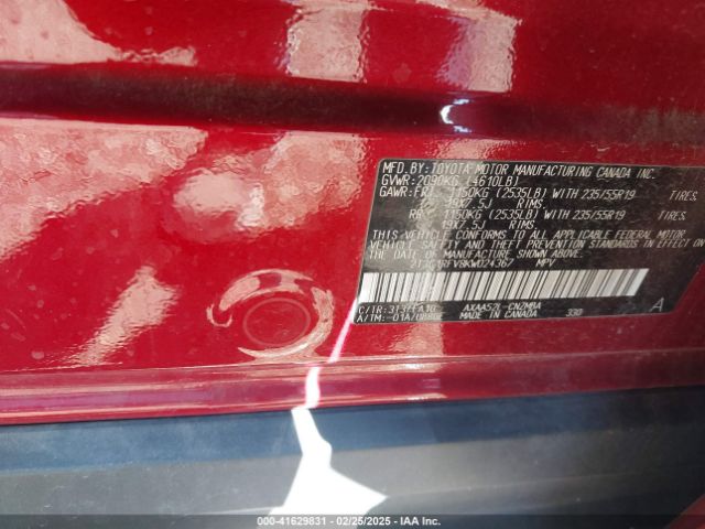 2T3C1RFV8KW024367 Toyota Rav4 Xle Premium
