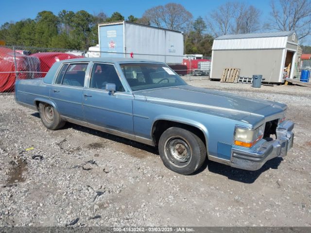 1988 CADILLAC BROUGHAM 1G6DW51Y1J9711403