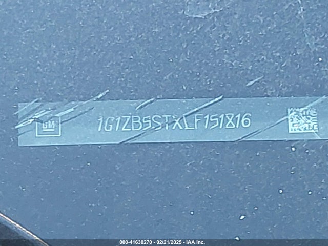 1G1ZB5STXLF151816 Chevrolet Malibu Fwd Ls