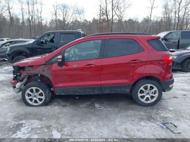 MAJ6S3GL4KC296248 Ford Ecosport Se