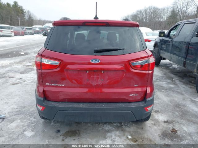 MAJ6S3GL4KC296248 Ford Ecosport Se