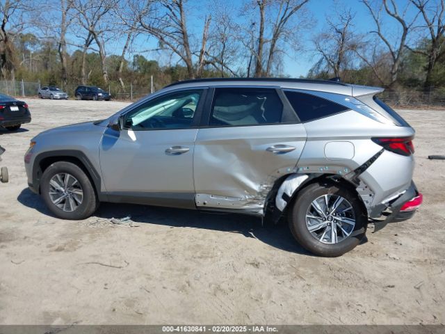 KM8JBCD14RU218673 Hyundai Tucson Hybrid Blue