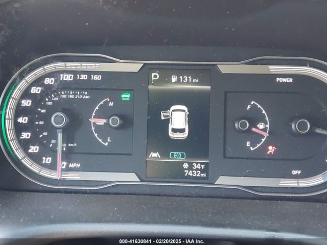 KM8JBCD14RU218673 Hyundai Tucson Hybrid Blue