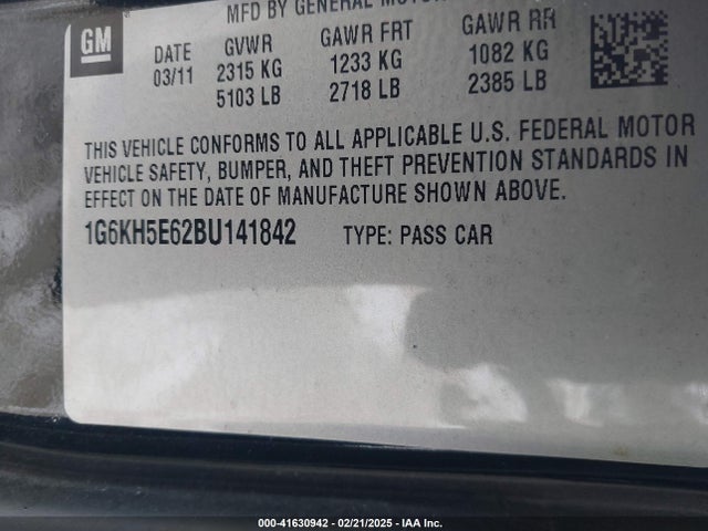 2011 CADILLAC DTS 1G6KH5E62BU141842 Photo 8