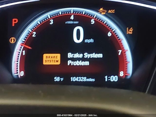 SHHFK7H95HU218205 Honda Civic Sport Touring