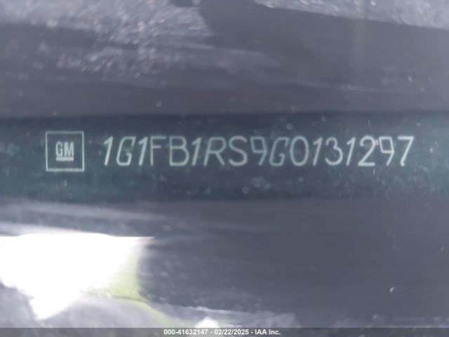 1G1FB1RS9G0131297 Chevrolet Camaro 1lt