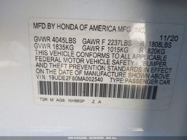 19UDE2F80MA002540 Acura Ilx Premium   A-spec Packages/technology   A-spec Packages