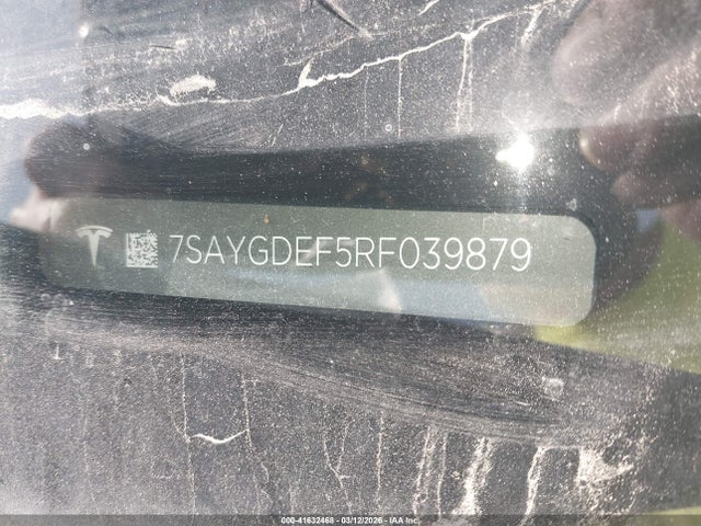 Aukcja sprzedaży 2024 Tesla Model Y Performance Dual Motor All-wheel Drive, vin: 7SAYGDEF5RF039879, numer aukcji: 41632468