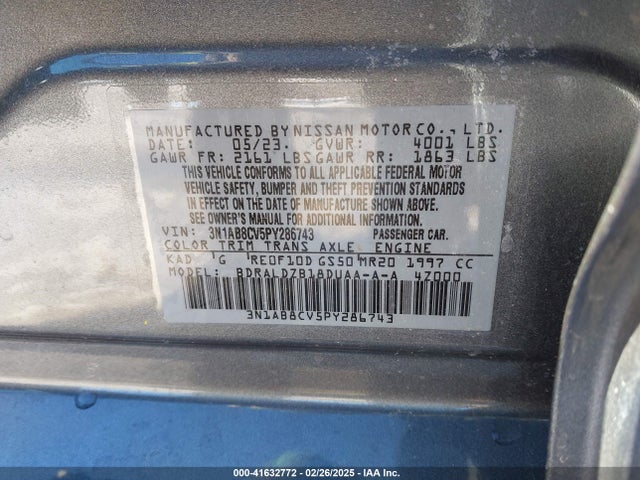 Nissan Sentra Sv Xtronic Cvt 2023 3N1AB8CV5PY286743 Image 9