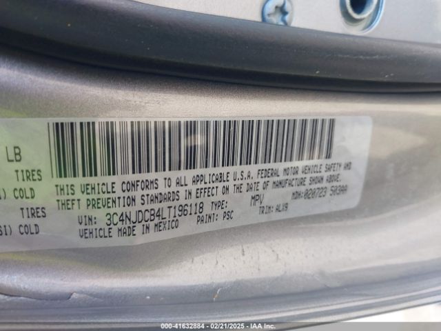 3C4NJDCB4LT196118 Jeep Compass Limited 4x4