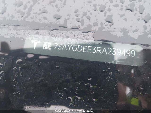 7SAYGDEE3RA239499 Tesla Model Y Long Range Dual Motor All-wheel Drive
