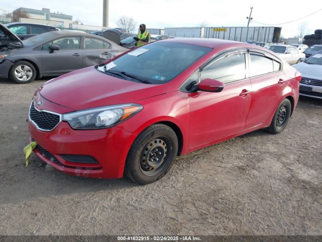 KNAFX4A67G5541587 KIA FORTE LX