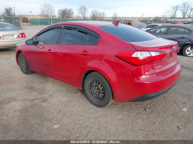 KNAFX4A67G5541587 KIA FORTE LX