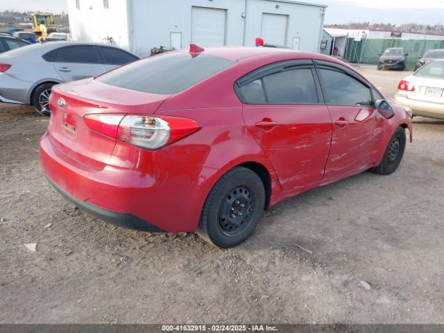 KNAFX4A67G5541587 KIA FORTE LX