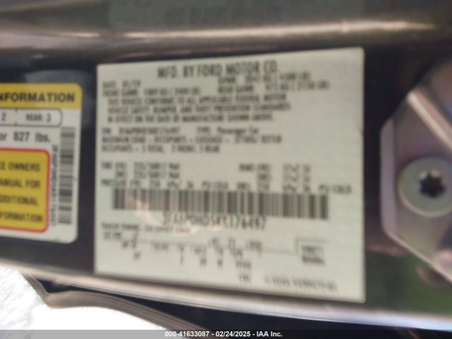 3FA6P0HD5KR176497 Ford FUSION SE
