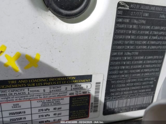 2018 JAGUAR F-PACE SADCJ2FX2JA265058 Photo 8