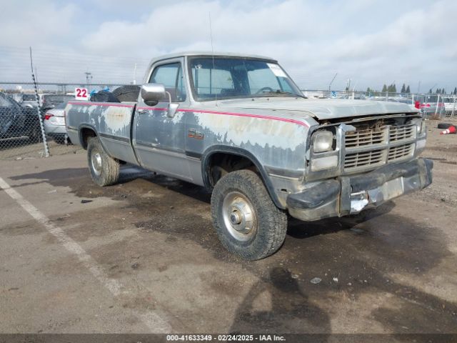 Auction sale of the 1991 Dodge W-series W250, vin: 1B7KM2681MS234499, lot number: 41633349