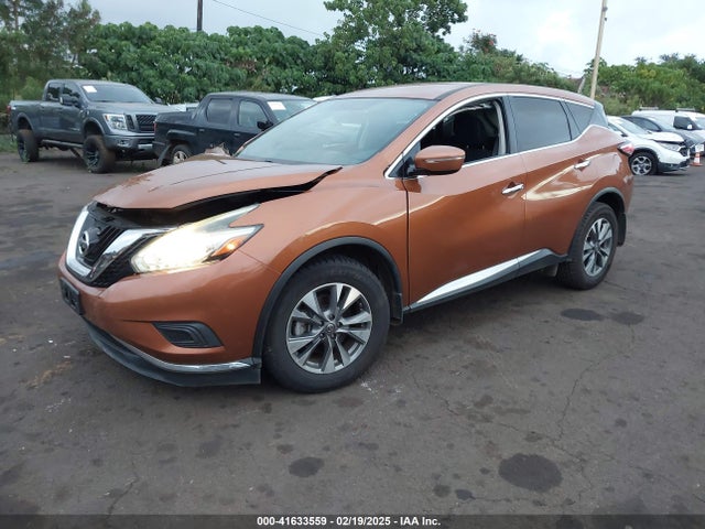 Nissan MURANO S 2015 5N1AZ2MGXFN276481 Image 2