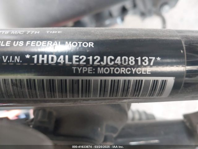2018 HARLEY-DAVIDSON XL883 1HD4LE212JC408137 Photo 9