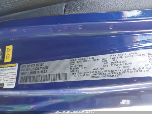1C4HJXDG4LW312551 Jeep Wrangler Unlimited Sport S 4x4