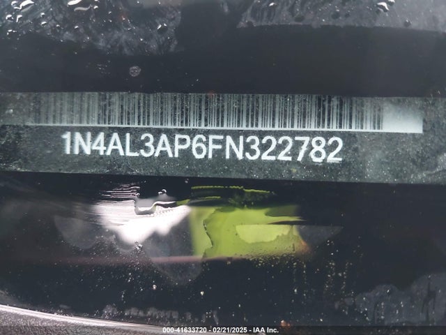 1N4AL3AP6FN322782 Nissan Altima 2.5 S