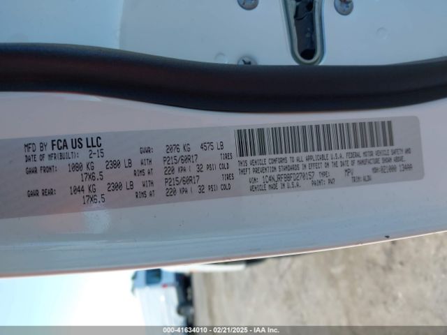 1C4NJRFB8FD270157 Jeep Patriot High Altitude Edition