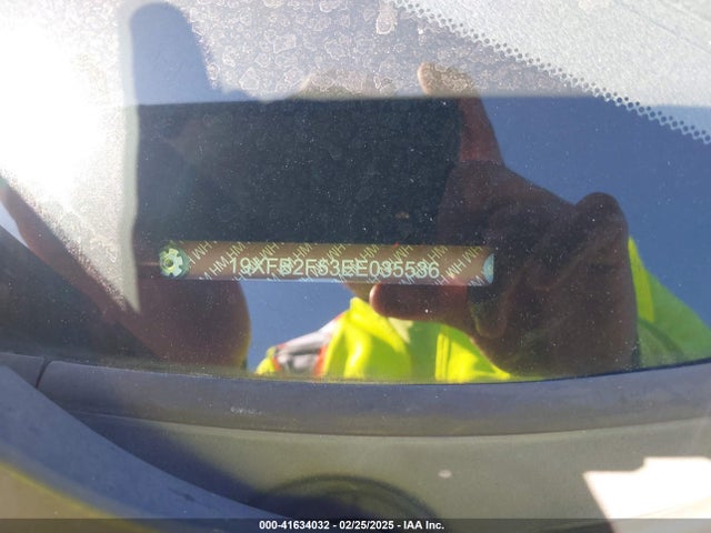 Honda Civic Lx 2014 19XFB2F53EE035536 Image 9