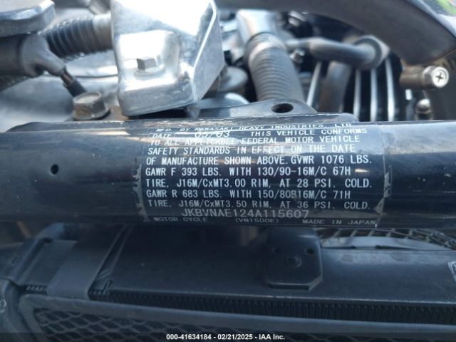 2004 KAWASAKI VN1500 JKBVNAE124A115607 Photo 9