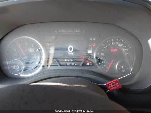1C6SRFJT7KN900448 RAM 1500 Laramie  4x4 5'7 Box