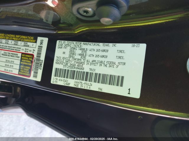 5TFJC5DB3RX046060 Toyota Tundra Hybrid Limited 4wd