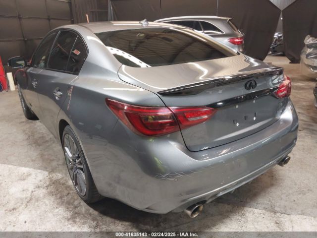 JN1FV7DR9NM390385 Infiniti Q50 Red Sport 400 Awd