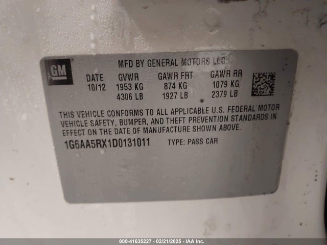 2013 CADILLAC ATS 1G6AA5RX1D0131011 Photo 8